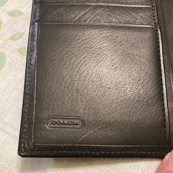 Vintage Black Coach credit card, wallet and checkbook holder - Picture 2 of 5